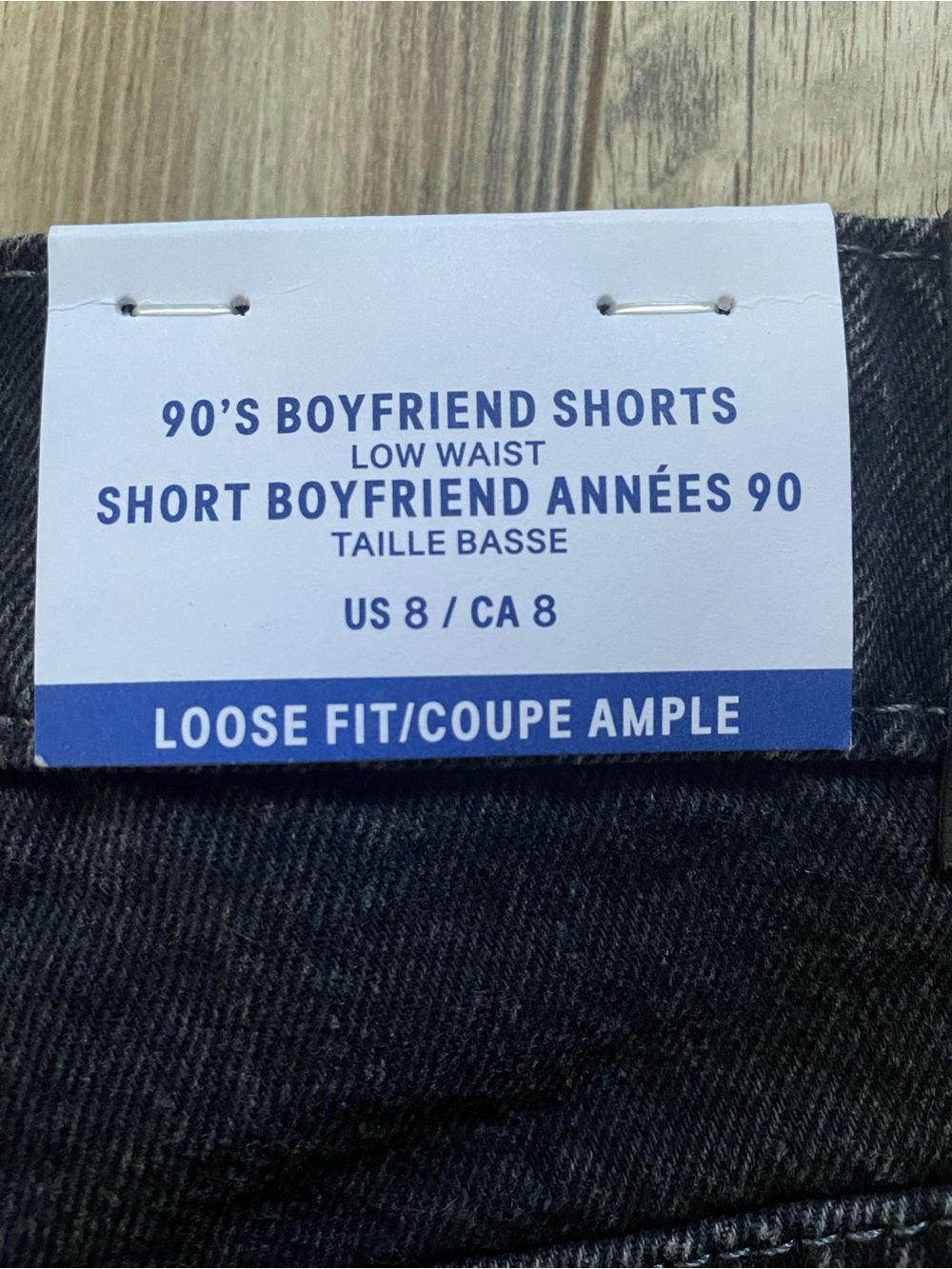 H&M 90s boyfriend shorts NWT!